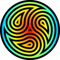 A012- mandala ryby
